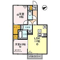 Lake ship 206 ｜ 滋賀県大津市今堅田2丁目31-37（賃貸アパート1LDK・2階・65.30㎡） その2