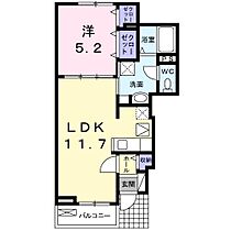 ルソレイユ 102 ｜ 京都府京都市伏見区石田内里町（賃貸アパート1LDK・1階・40.44㎡） その2