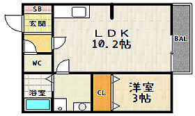 ウインドフィル 202 ｜ 京都府京都市山科区勧修寺東堂田町253（賃貸アパート1LDK・2階・32.37㎡） その2