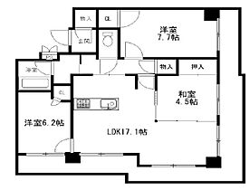 プラウドタワー大津 2601 ｜ 滋賀県大津市春日町2-1（賃貸マンション3LDK・26階・79.00㎡） その2