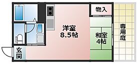 Sumika-住処-Residence 103 ｜ 京都府京都市伏見区深草西浦町6丁目58（賃貸マンション1R・1階・25.93㎡） その2