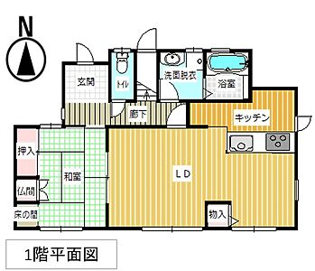 間取り：１階間取り