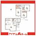 間取り：B号棟　間取図