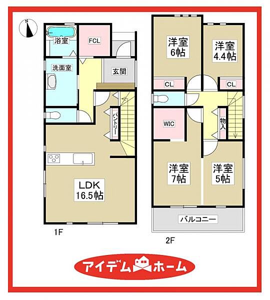 間取りを拡大表示