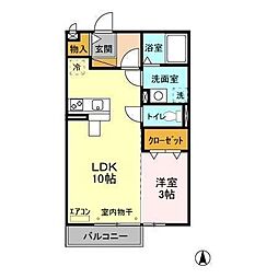 メゾンローレル I 2階