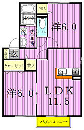 クレールルピナスB 1階
