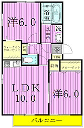 グラン・ヴェルジェ3 2LDKの間取図画像