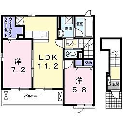 プランドール 弐番館 2階/201