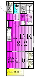 hinata 1LDKの間取図画像