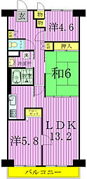 TQレジデンス柏 3LDKの間取図画像