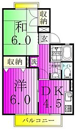 セジュール川間B 2階