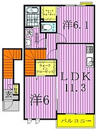 カーサ大井C 2階