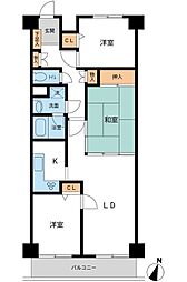 TQレジデンス柏 1SLDKの間取図画像