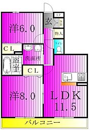 アルファタウン天王台B 2階/202