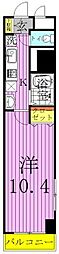 増田ビルエスペランサ・M 1Kの間取図画像