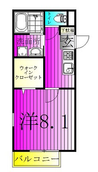 フレシールつくしが丘 103｜千葉県柏市つくしが丘４丁目(賃貸アパート1K・1階・29.20㎡)の写真 その2