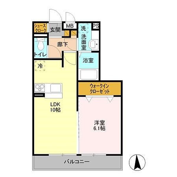 ハピネス　ストーム 303｜千葉県柏市西町(賃貸アパート1LDK・3階・40.18㎡)の写真 その2