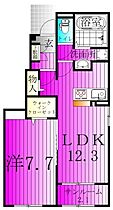 セレナヴィータI 101 ｜ 千葉県野田市七光台255-1（賃貸アパート1LDK・1階・50.14㎡） その2