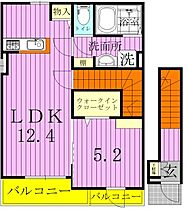 グラン・メゾン 201 ｜ 千葉県流山市向小金３丁目102-9（賃貸アパート1LDK・2階・46.54㎡） その2