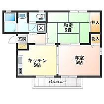 フローラ A 202 ｜ 茨城県古河市駒羽根1452（賃貸アパート2K・2階・42.78㎡） その2