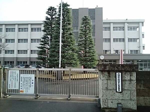 画像17:茨城県立結城第二高等学校まで350m