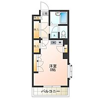 パセオ 201 ｜ 栃木県小山市駅南町１丁目18-18（賃貸マンション1R・2階・25.40㎡） その2