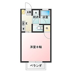 コーポバーモンド 1階/101