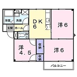 ROYALHILLS 3DKの間取図画像