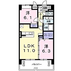 物件の間取り