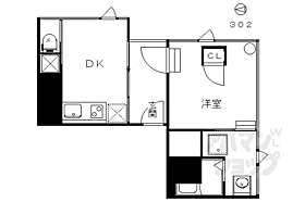 京都グリーンフィールド桂坂 302 ｜ 京都府京都市西京区御陵鴫谷（賃貸マンション1DK・3階・37.27㎡） その2