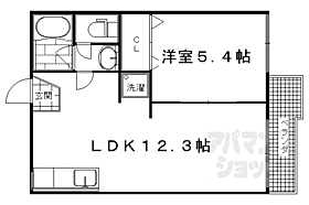 京都府京都市右京区嵯峨野東田町（賃貸アパート1LDK・2階・35.30㎡） その2