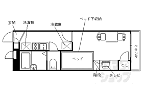 レオパレス西京 109 ｜ 京都府京都市西京区大枝塚原町（賃貸マンション1K・1階・19.87㎡） その2