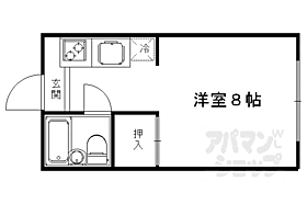 京都府京都市右京区嵯峨大覚寺門前堂ノ前町（賃貸マンション1K・3階・20.00㎡） その2