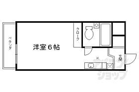 京都府京都市右京区西院西高田町（賃貸マンション1K・2階・14.82㎡） その2