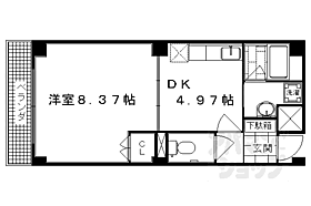 京都府京都市右京区嵯峨野清水町（賃貸アパート1DK・1階・32.21㎡） その2