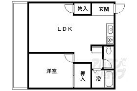 京都府京都市右京区太秦京ノ道町（賃貸マンション1LDK・1階・43.47㎡） その2