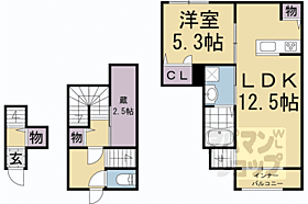 京都府京都市右京区太秦安井辻ノ内町（賃貸アパート1LDK・2階・60.02㎡） その2