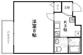 京都府京都市右京区西院太田町（賃貸マンション1K・4階・23.19㎡） その2