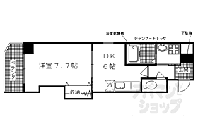 京都府京都市右京区西京極南大入町（賃貸マンション1DK・4階・32.70㎡） その2