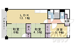 間取図画像 3LDK