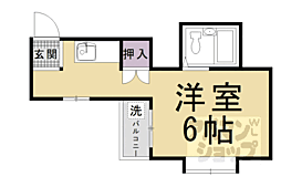 ハイツ昇栄 1階1Kの間取り