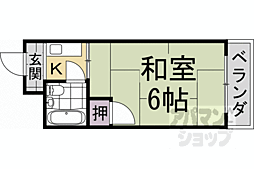 メゾン.ヤマモト 1Kの間取図画像
