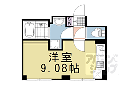GARDENCOURTSOLA ワンルームの間取図画像