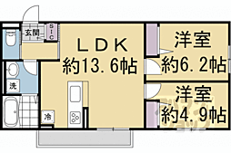 JR東海道・山陽本線 桂川駅 徒歩15分 3階/-