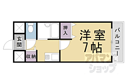 サクセス52 1Kの間取図画像