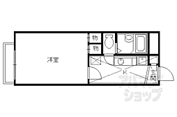 レオパレスサンワ 1Kの間取図画像