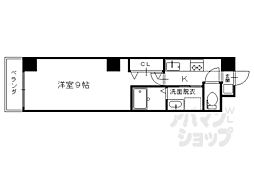 グランレブリーカツラ 1Kの間取図画像
