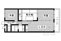 雄峰苑 3LDKの間取図画像