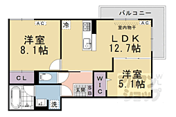 アレ・デ・フルール西向日駅前 3階/北-303