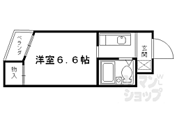 ユニハイツ 1Kの間取図画像